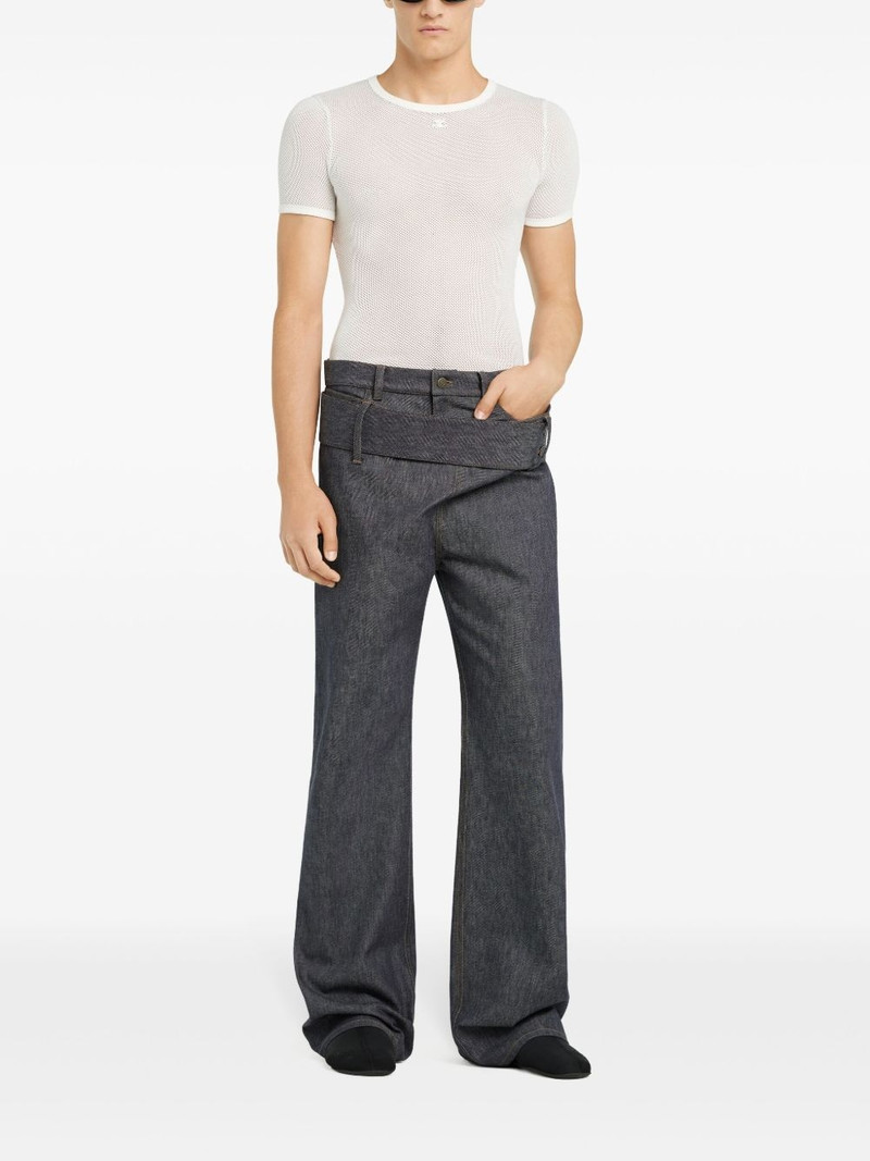 courrèges mesh T-shirt outlook