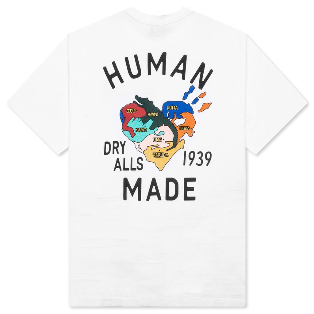 トップス human made REVERSIBLE T-SHIRT Human Made reversible cotton t-shirt Knitted white color with a