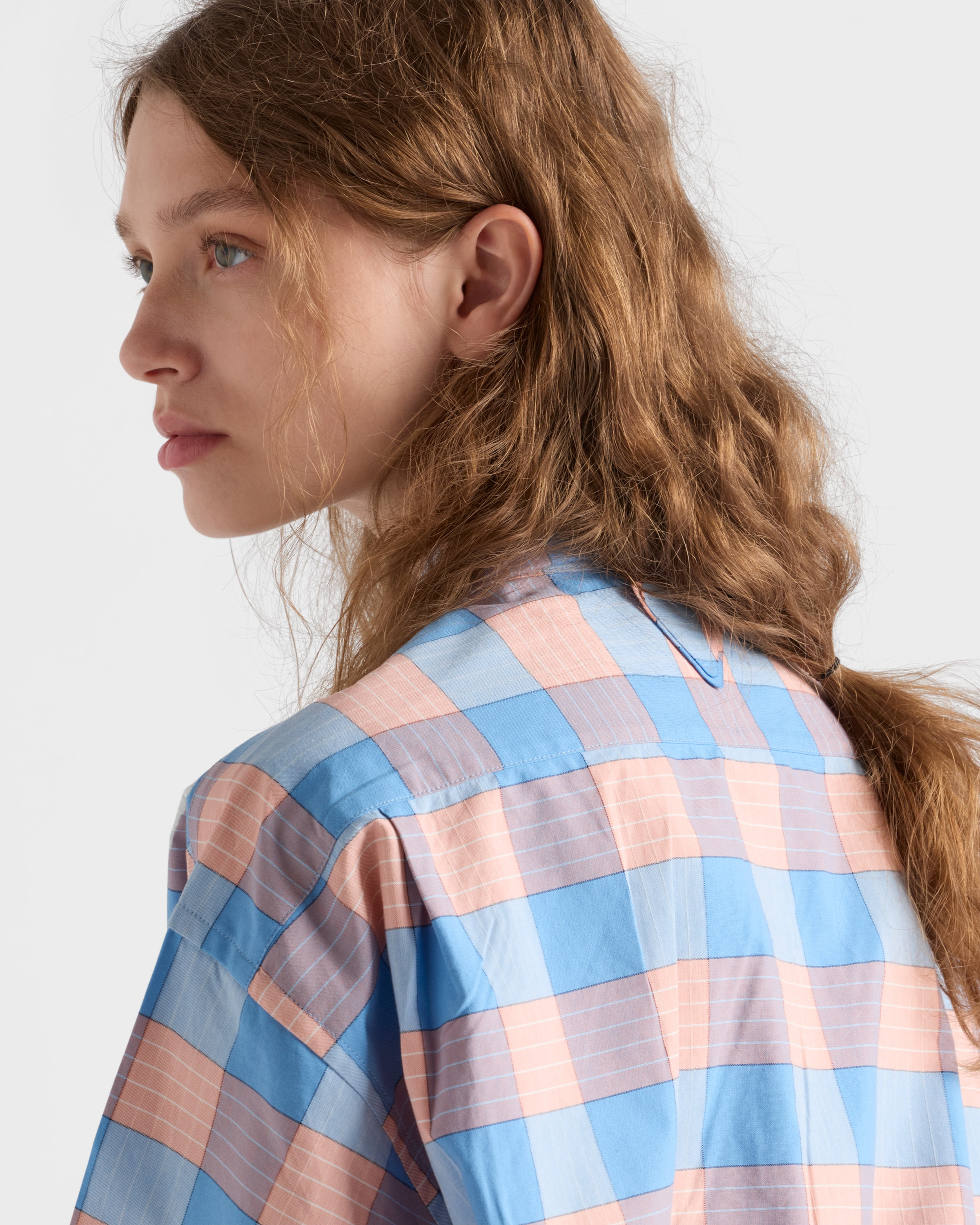 Checked poplin shirt - 4