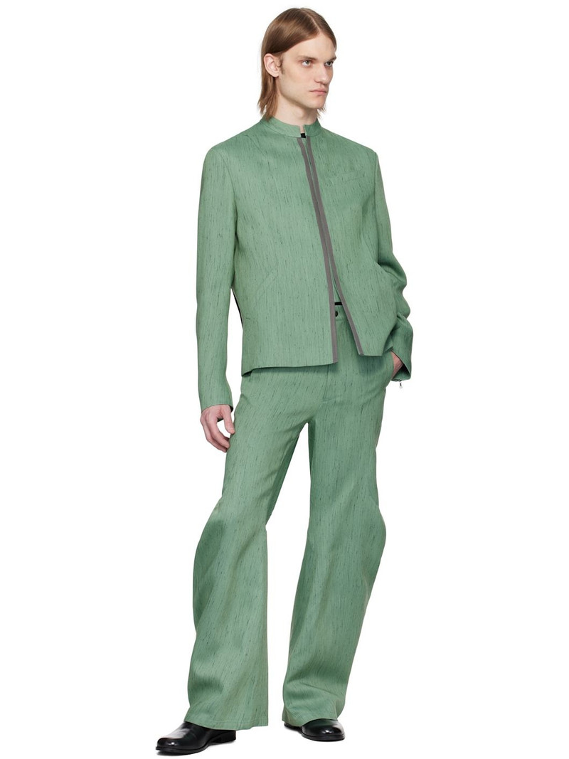 cmmawear SSENSE Exclusive Green Takada School Blazer outlook