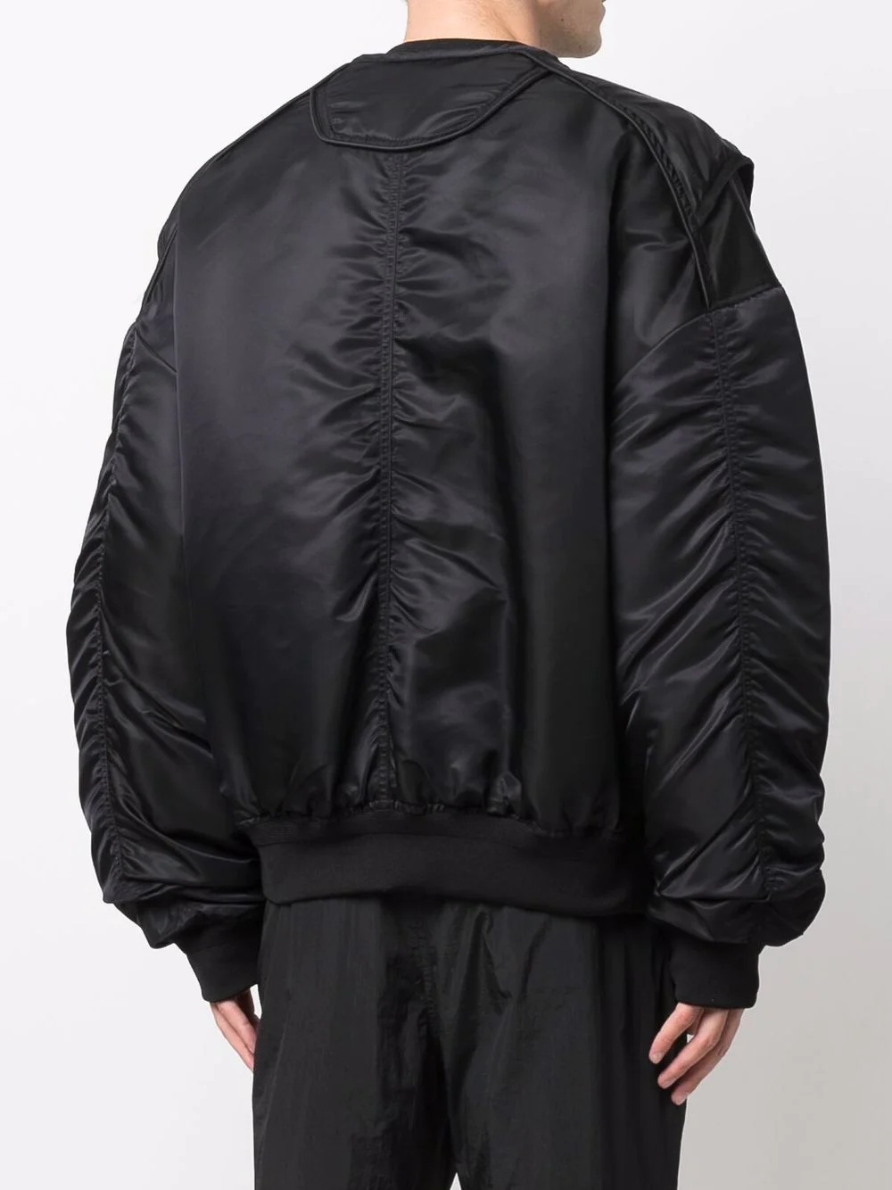 multiple front pockets bomber jacket - 4