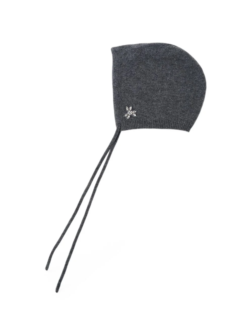 crystal-embellished bonnet - 1
