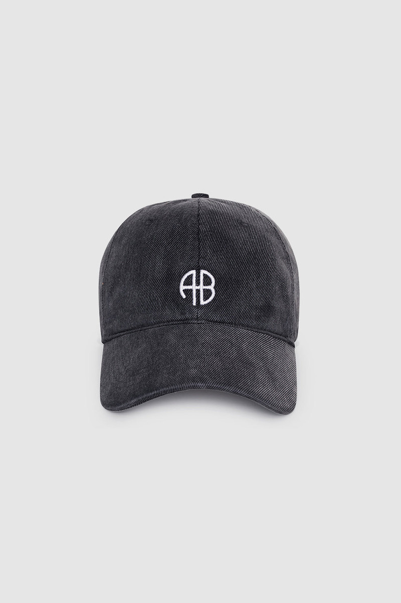 Jeremy Baseball Cap - Washed Smoke Grey 1