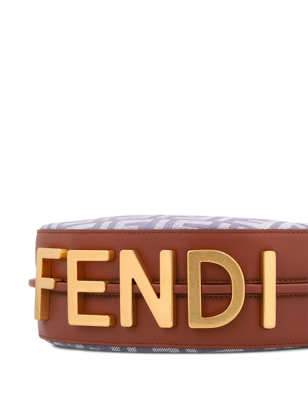 ff-logo crescent shoulder bag - 1