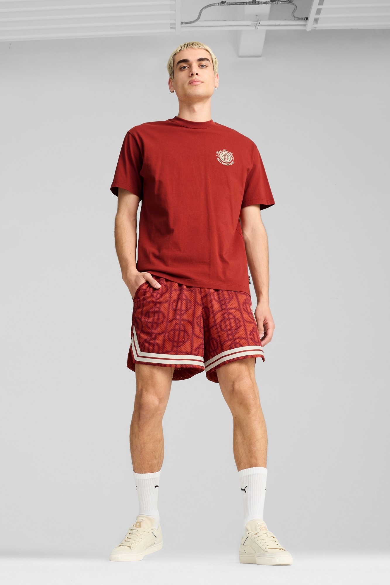 PUMA x PALM TREE CREW AOP Men's Mesh Shorts - 5