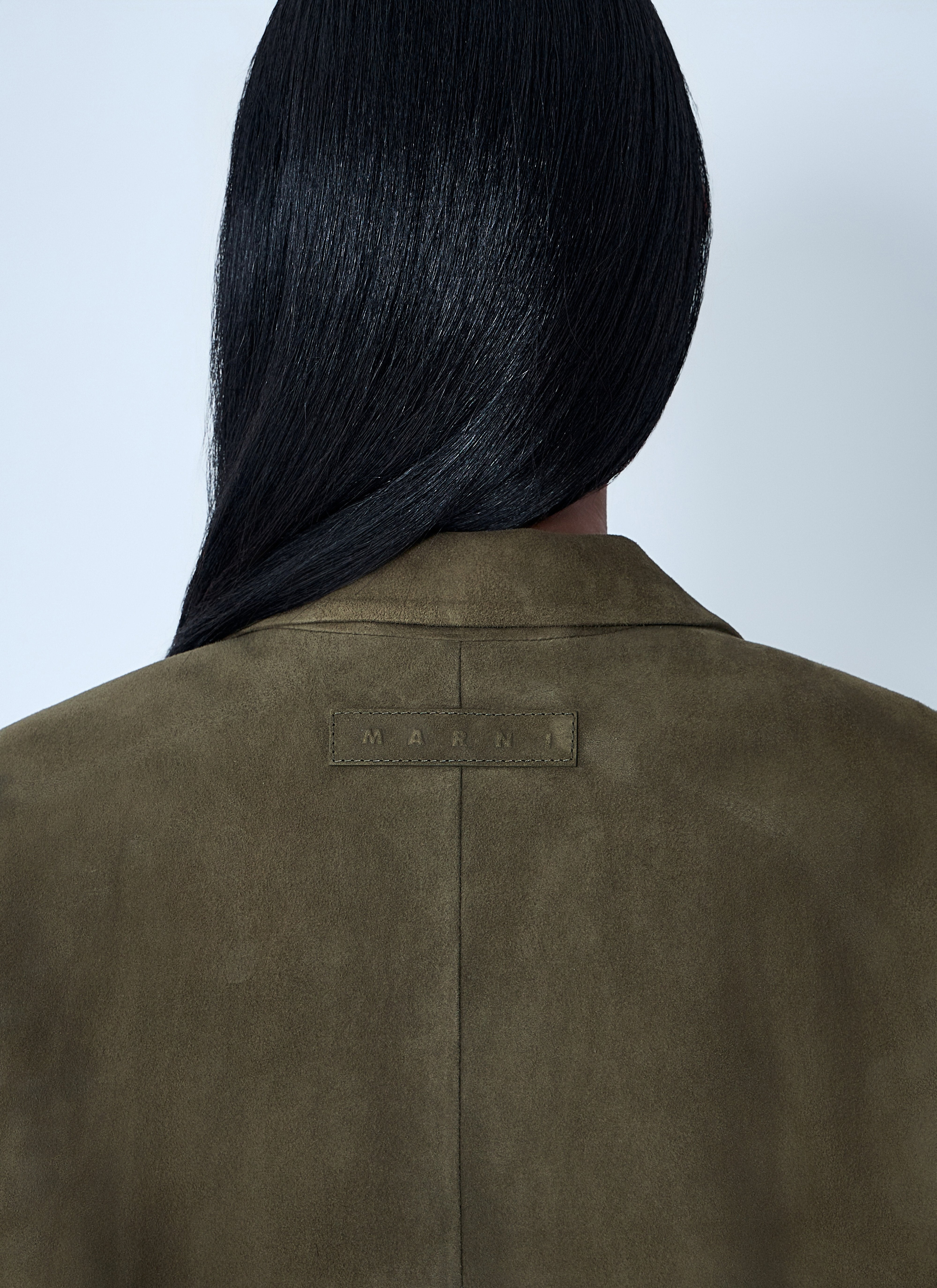 Marni Women Suede Single-Breasted Blazer - 6