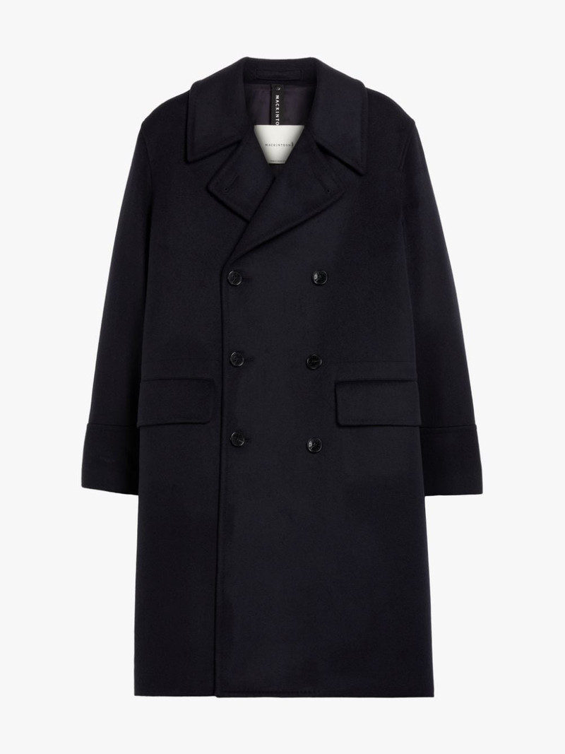 REDFORD NAVY WOOL & CASHMERE DOUBLE BREASTED COAT | GM-1101 1