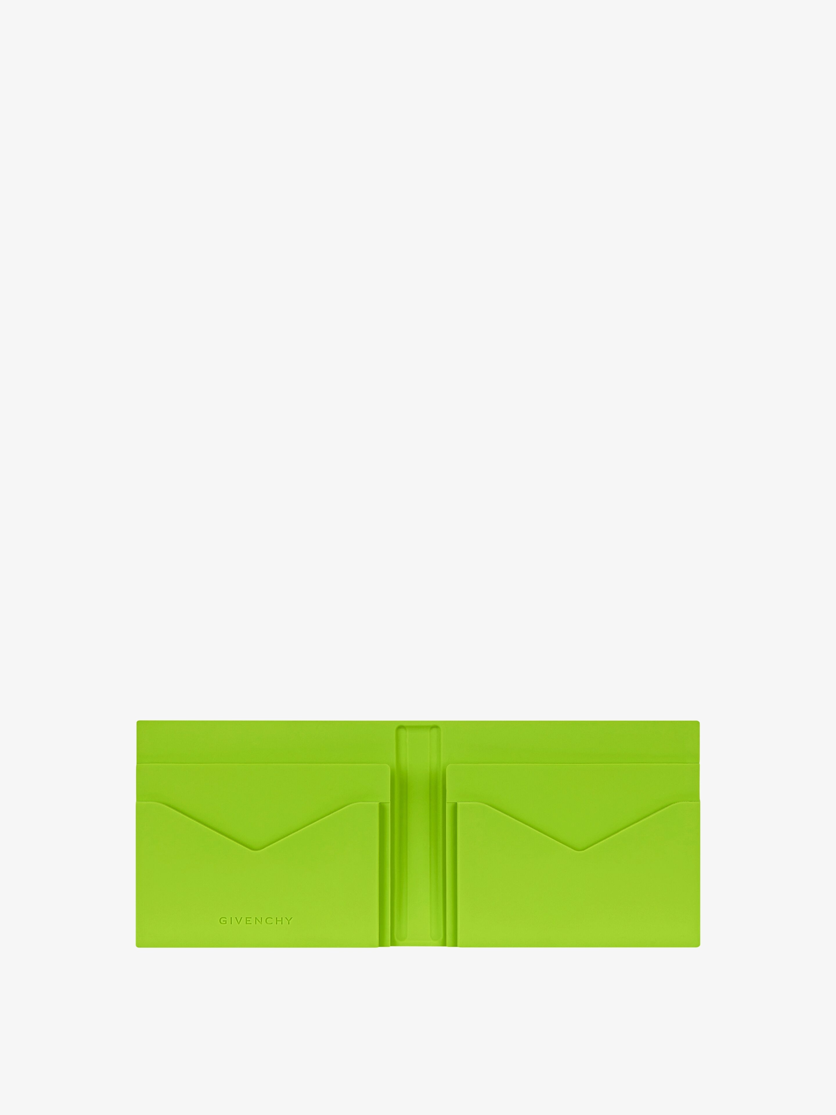 GIVENCHY BIFOLD WALLET IN 4G RUBBER - 5
