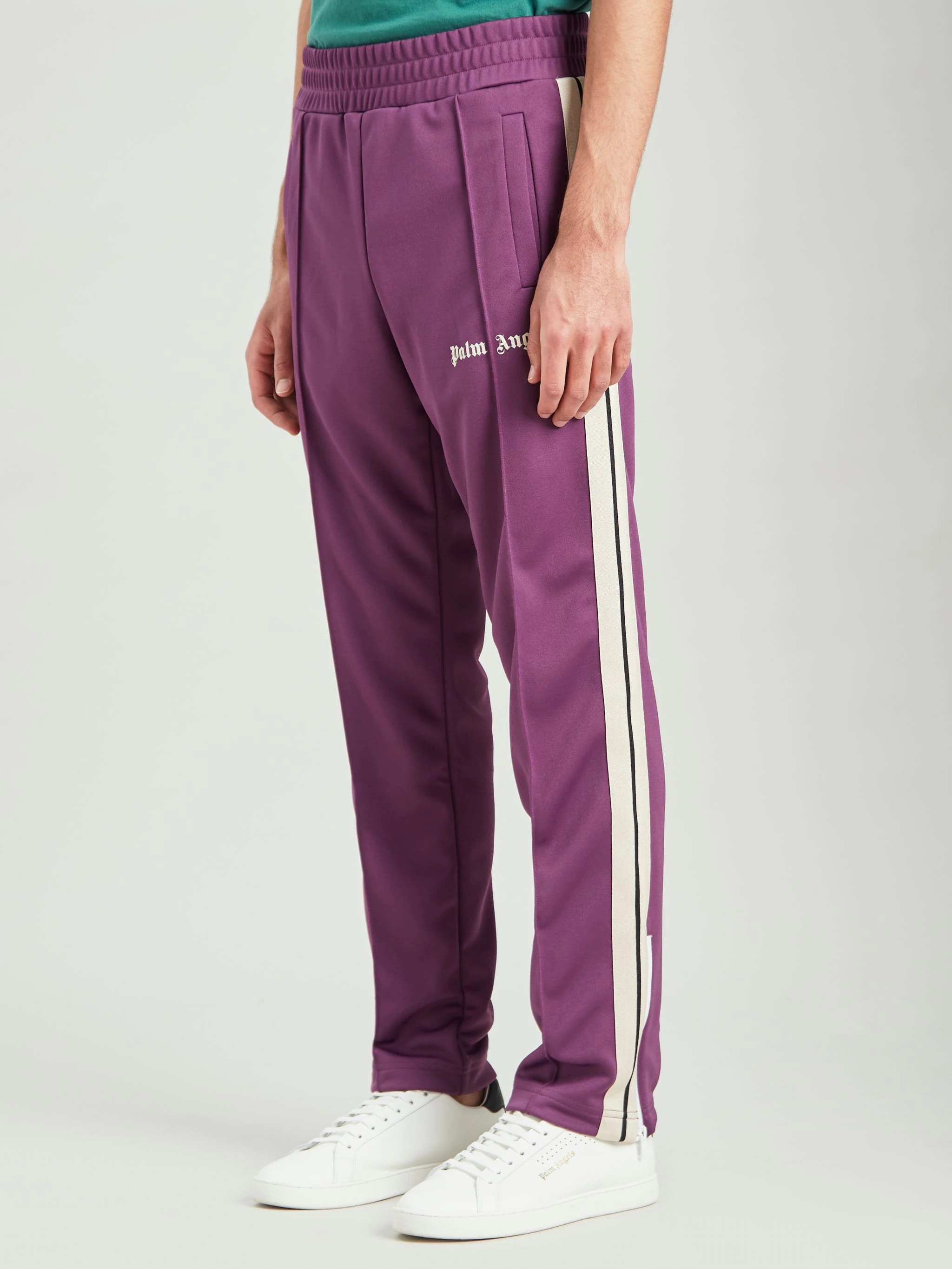 BURGUNDY TRACK PANTS - 4