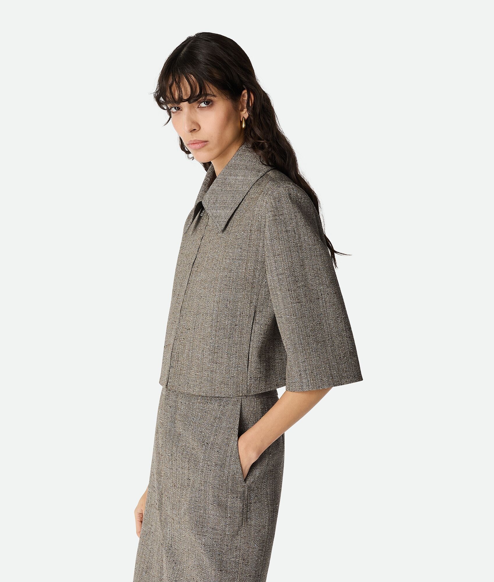 Viscose And Silk Jacket - 2