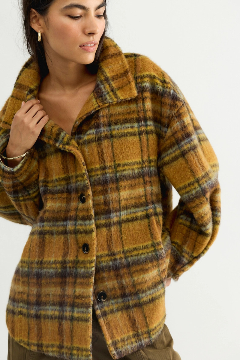 Beau Plaid Cocoon Coat 6