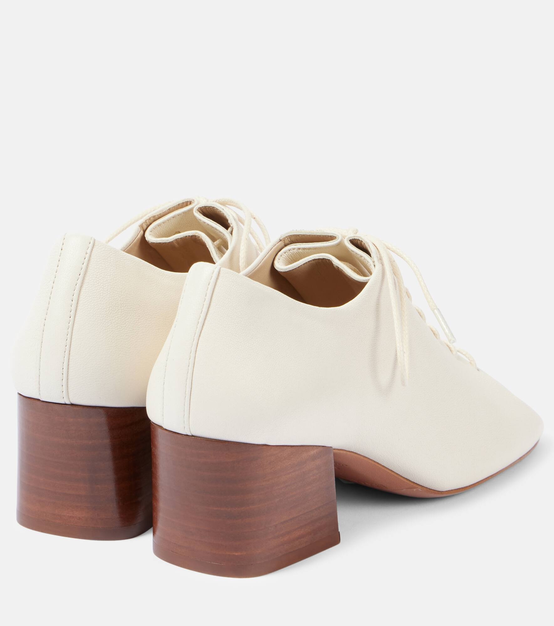 Souris 55 leather derby shoes - 3