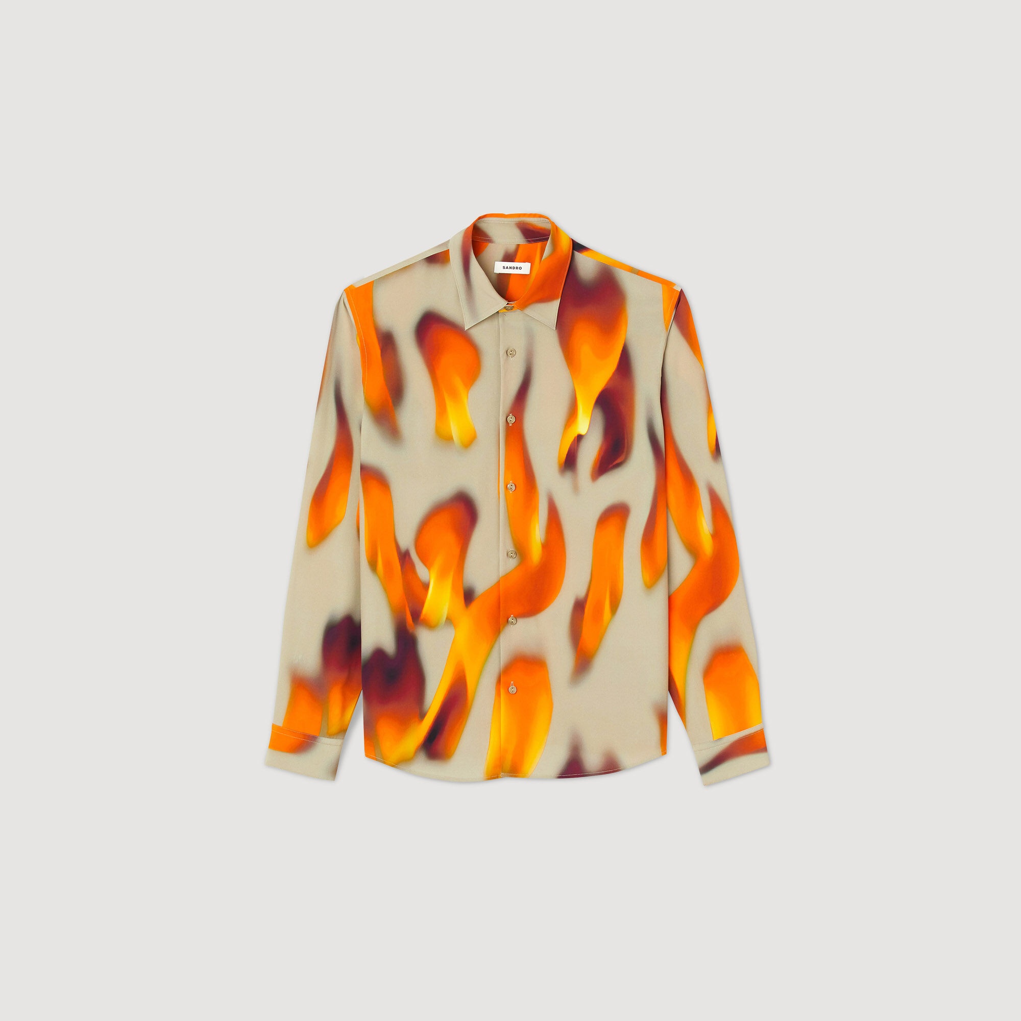 FLAME PATTERN SHIRT - 1