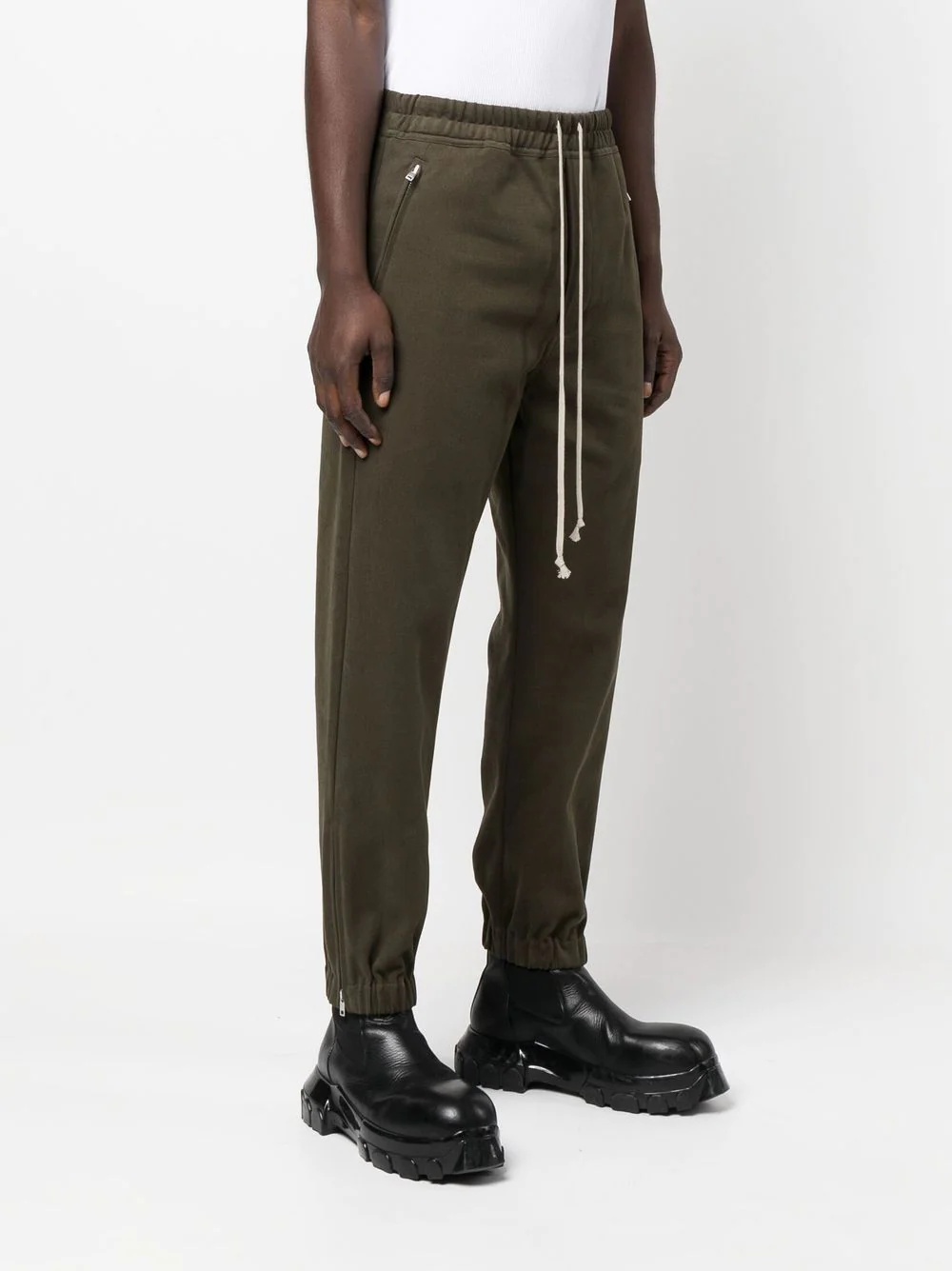 cropped track trousers - 3