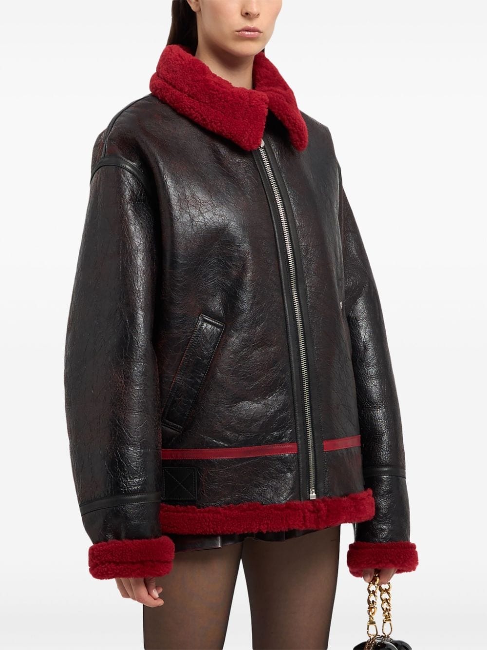 shearling jacket - 5