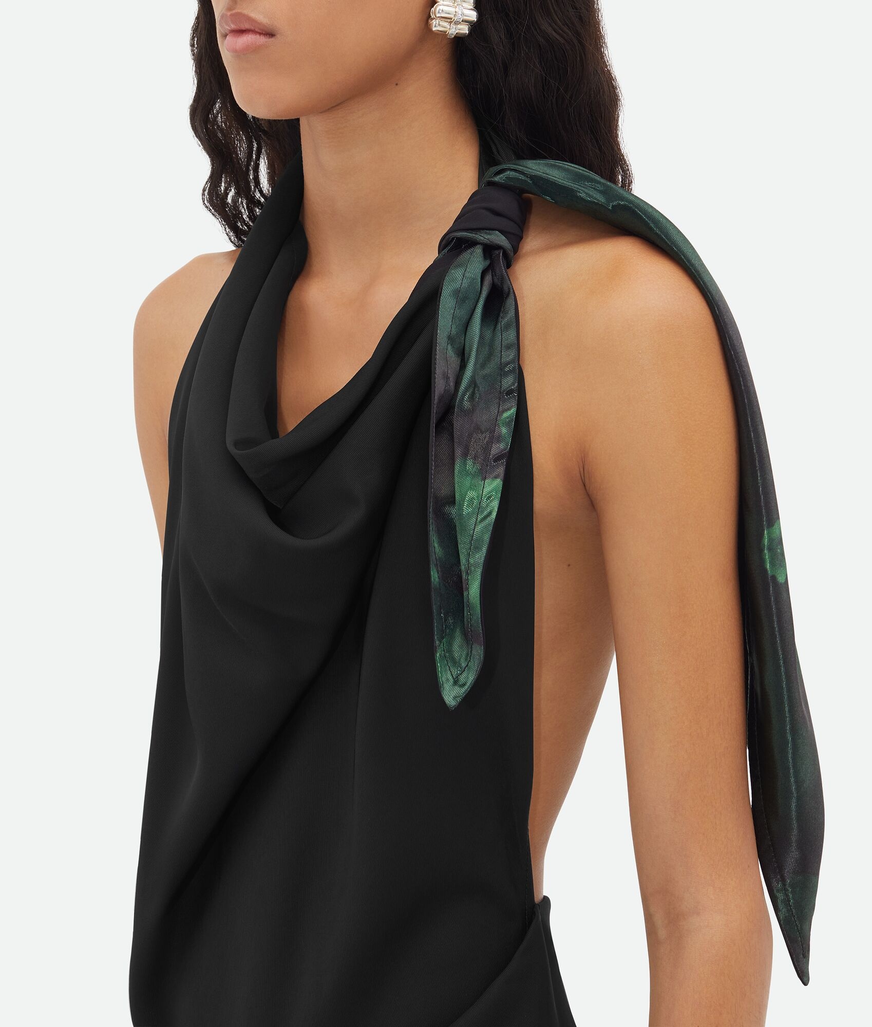 Fluid Viscose Midi Dress - 4