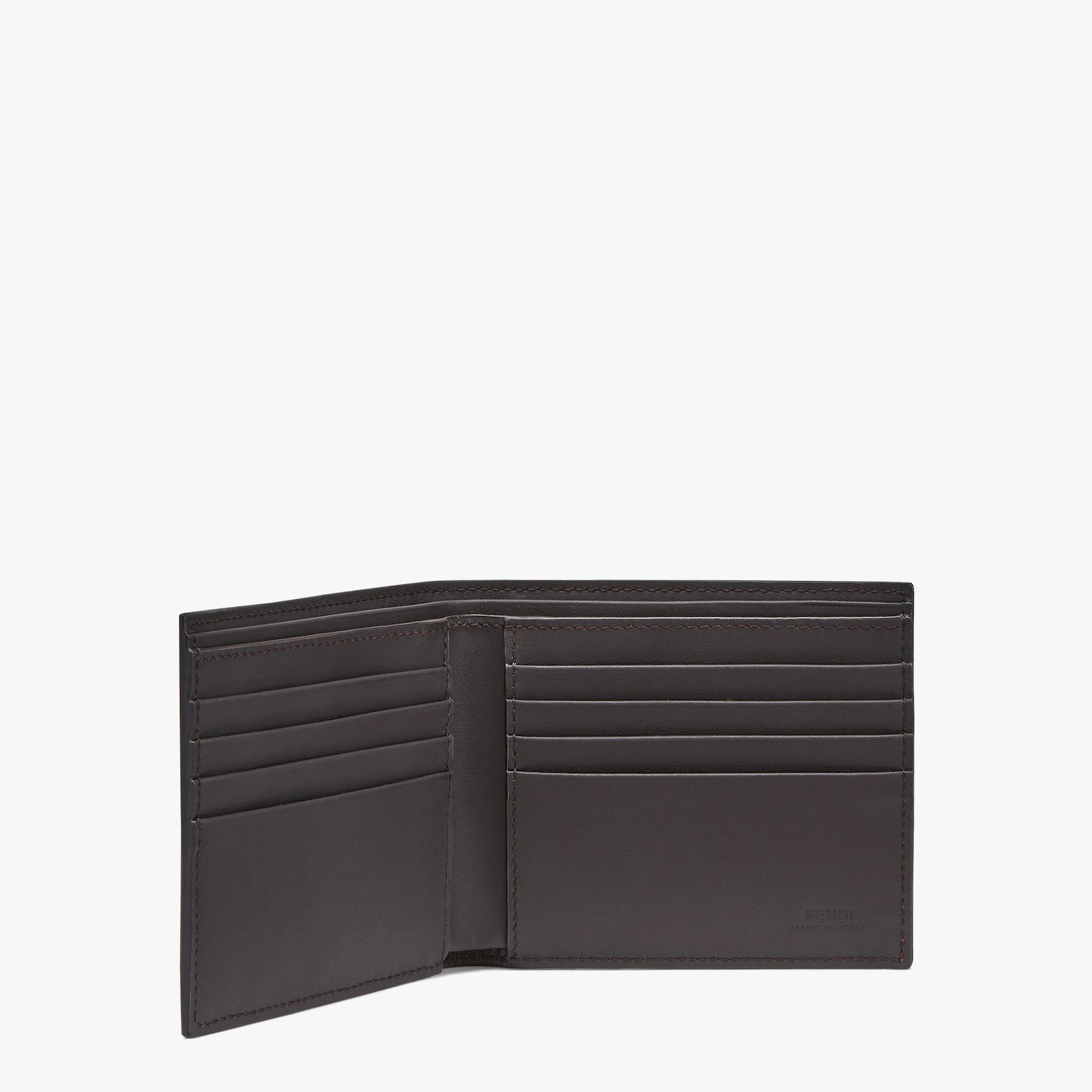 Black leather bi-fold wallet - 3