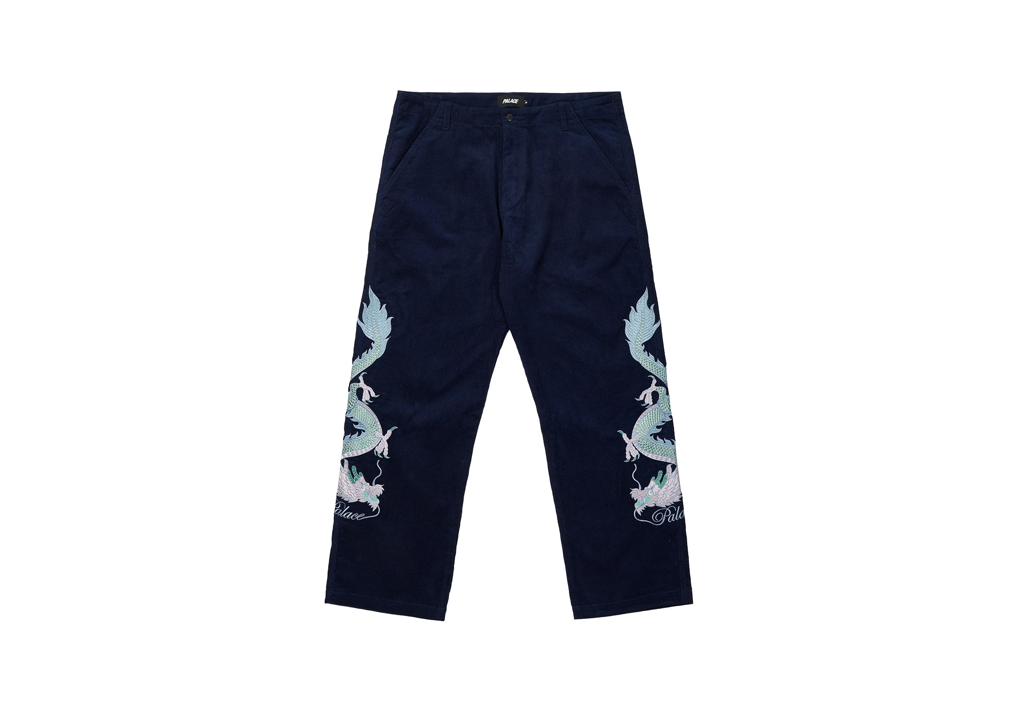 PALACE DOUBLE DRAGON TOUR PLAIN PANT NAVY | REVERSIBLE