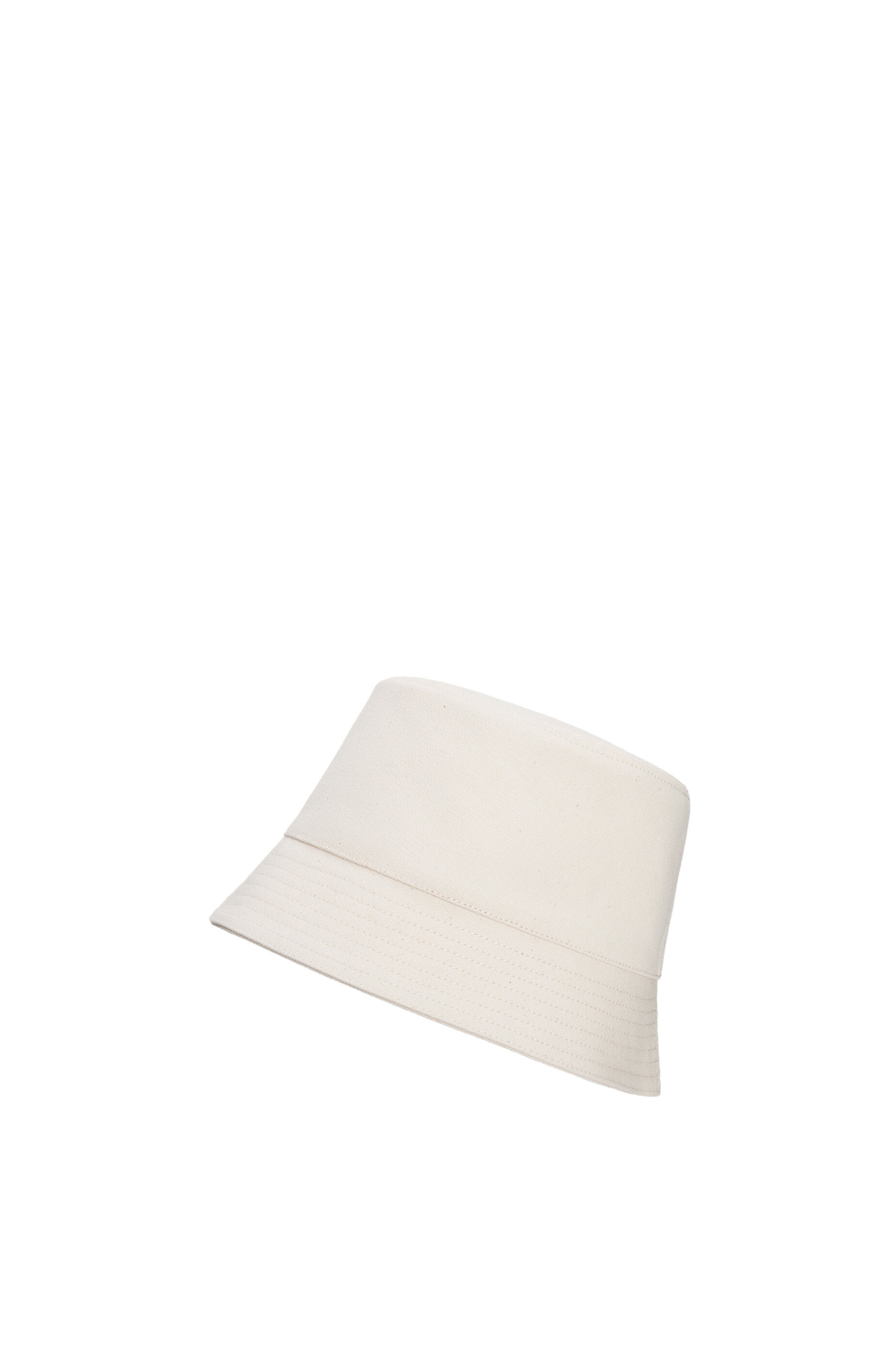 Bucket hat in canvas and calfskin - 2