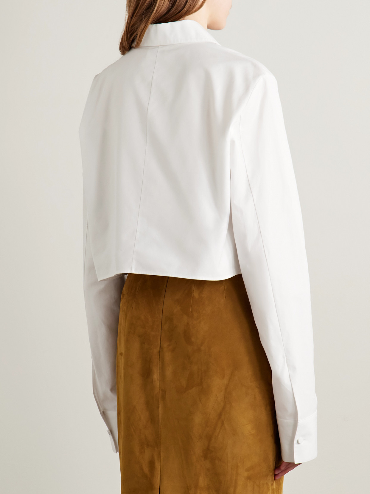 Jasen Cropped Oxford Shirt - 3