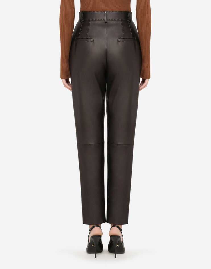 Darted plongé lambskin pants - 2