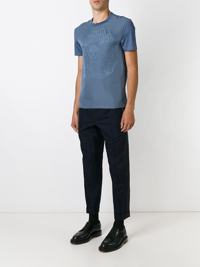 Alexander McQueen tapered cropped trousers outlook