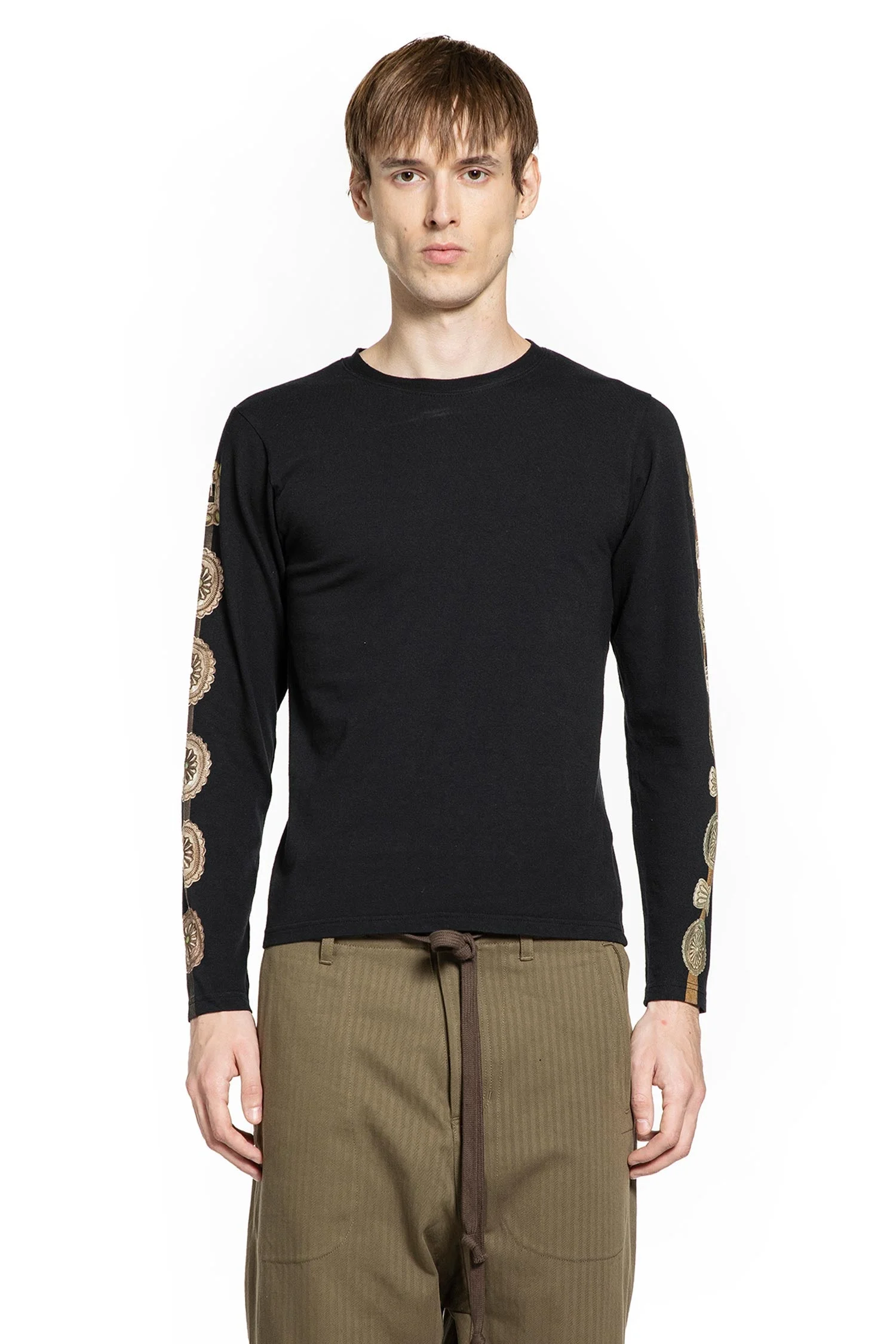 20/- Jersey Crew-long Tee (concho Belt Sleeves) - 1