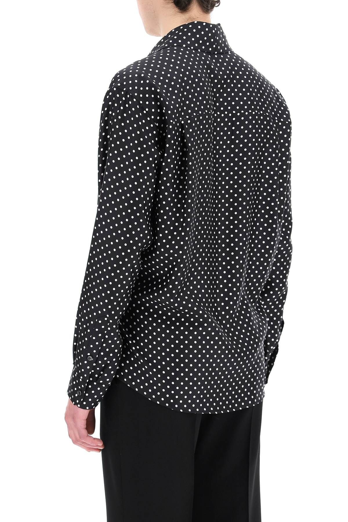 POLKA DOT SILK SHIRT - 4