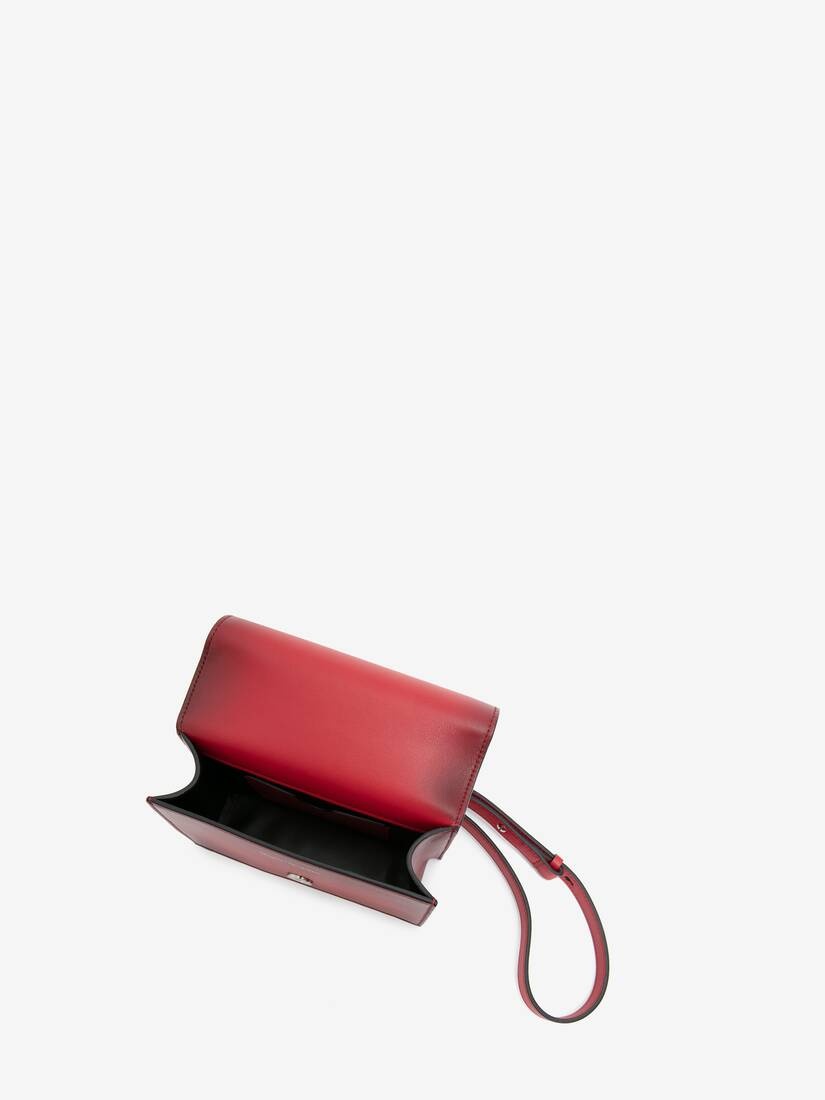 Women's Mini Jewelled Satchel in Red - 4