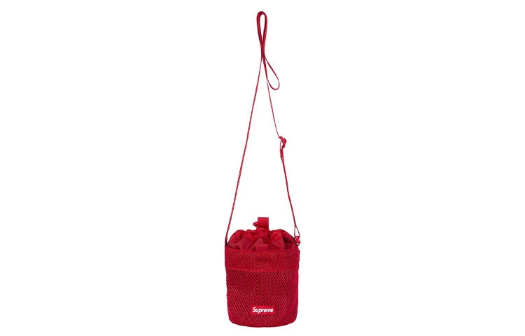Supreme FW23 Small Cinch Pouch 'Red' SUP-FW23-0822 - 4