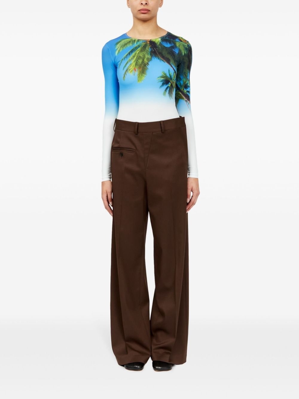 single-stitch logo trousers - 2