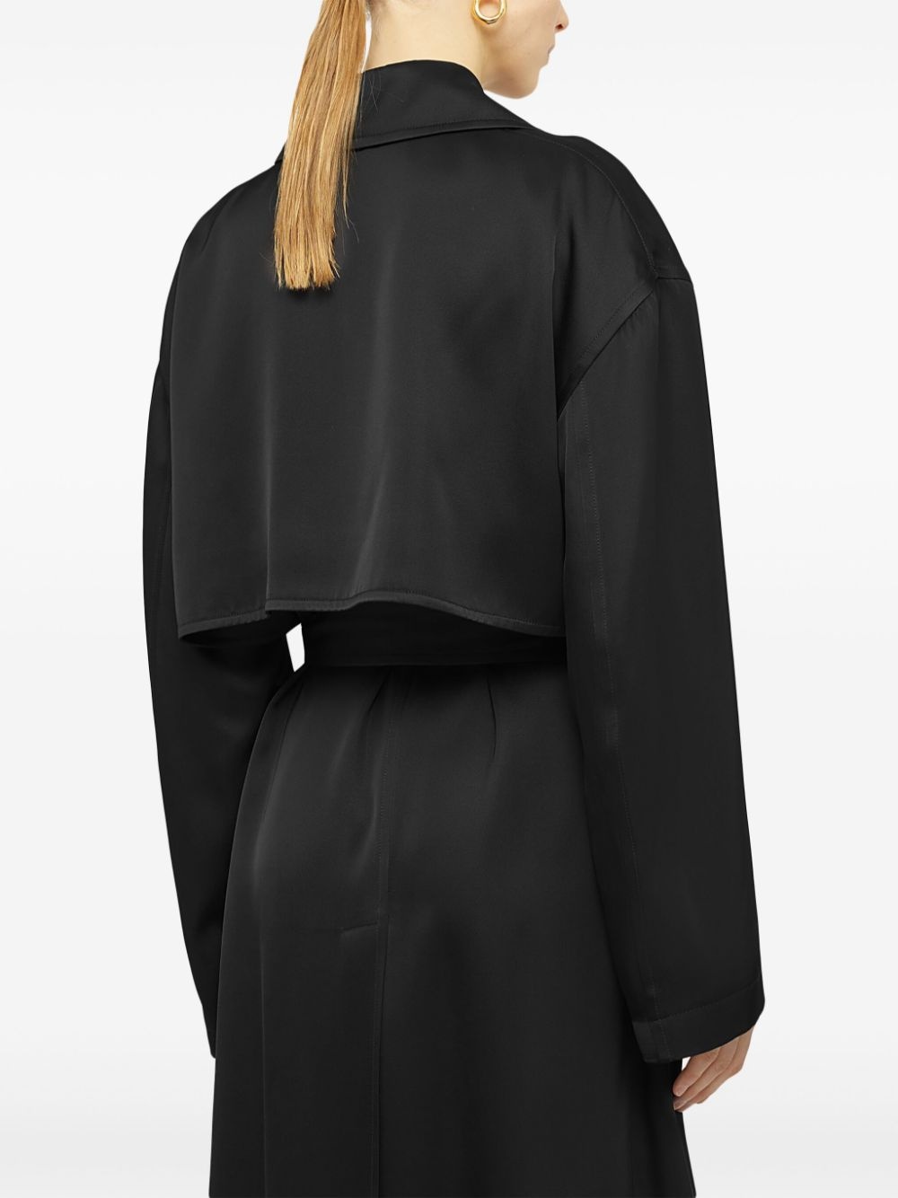 belted trench coat - 4