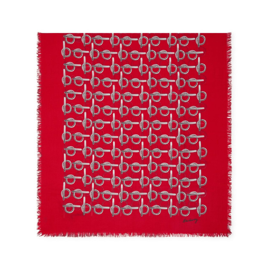 Burberry B-Print Wool Scarf - 4