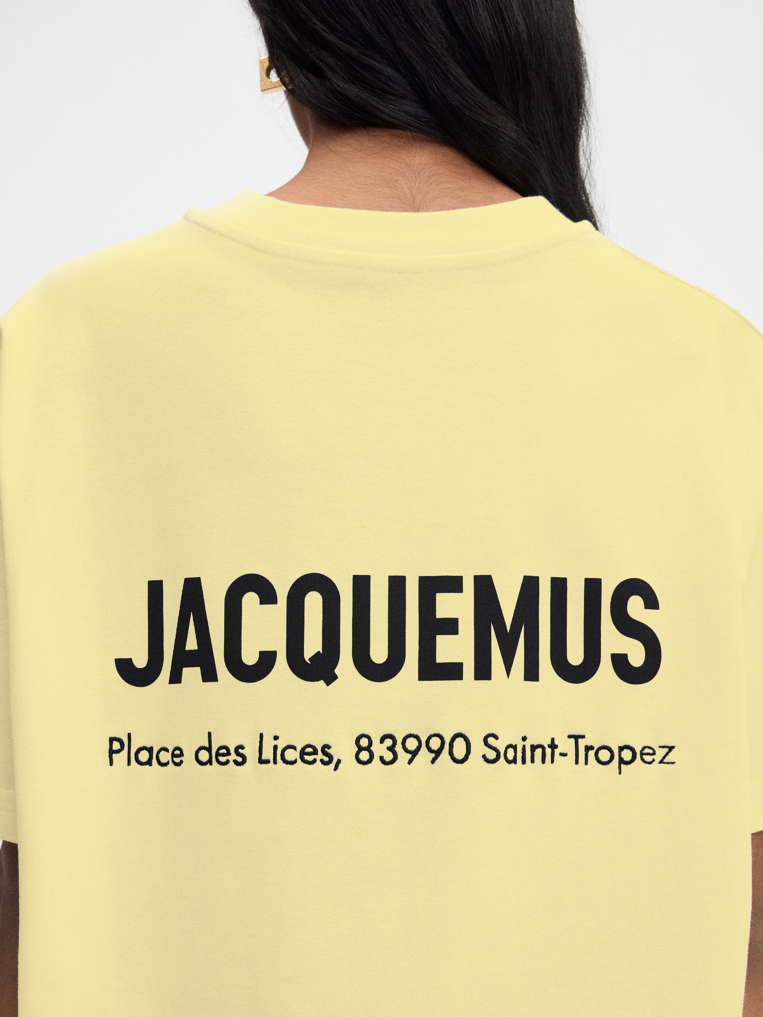 The Saint Tropez Place des Lices address t-shirt - 7