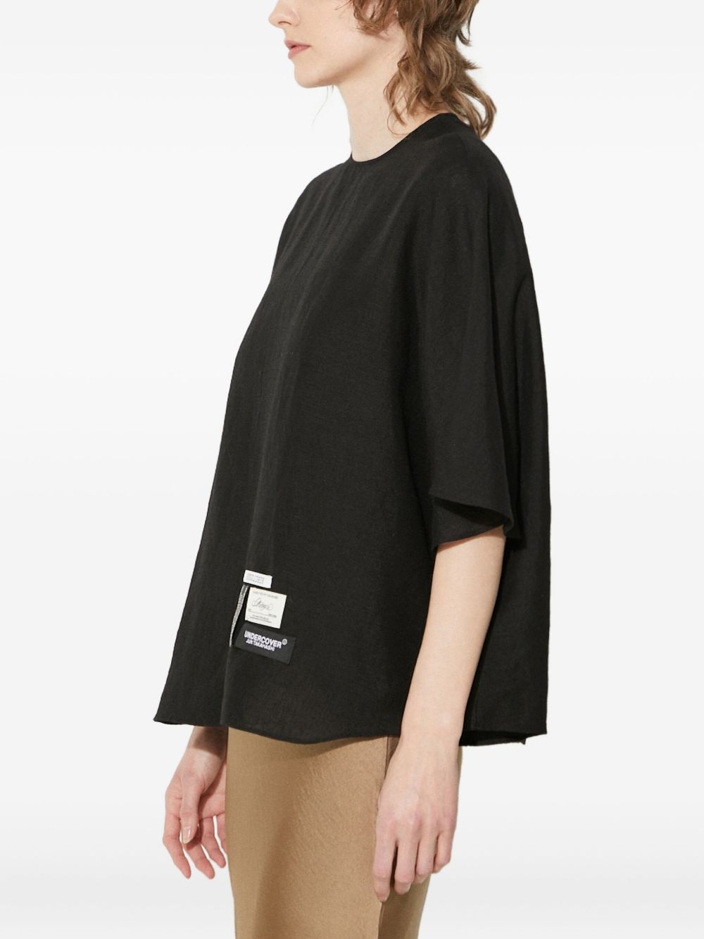 chain-embellished boxy top - 2