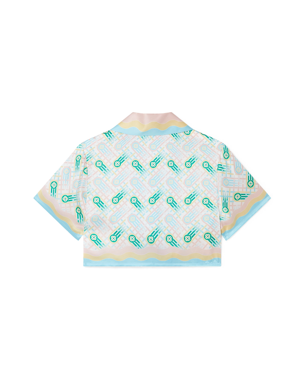 Ping Pong Cropped Silk Shirt | Casablanca Paris - 6