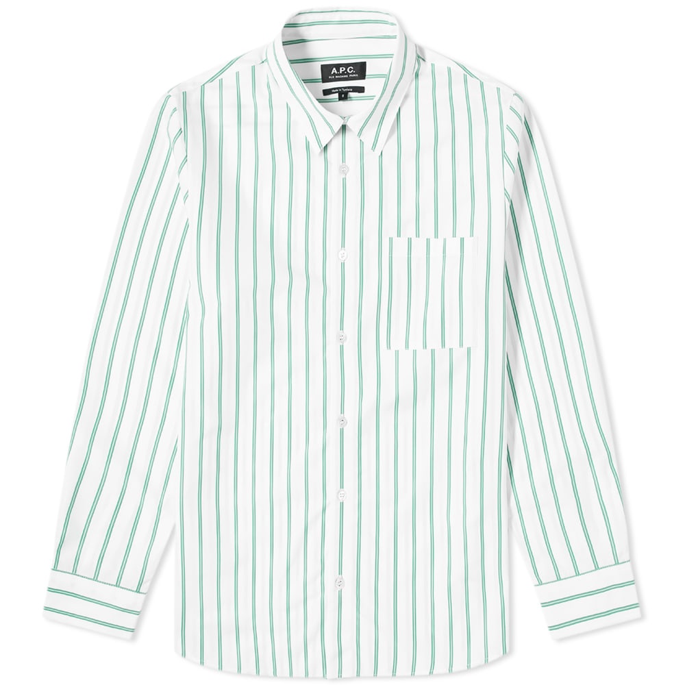 A.P.C. Rami Stripe Shirt - 1