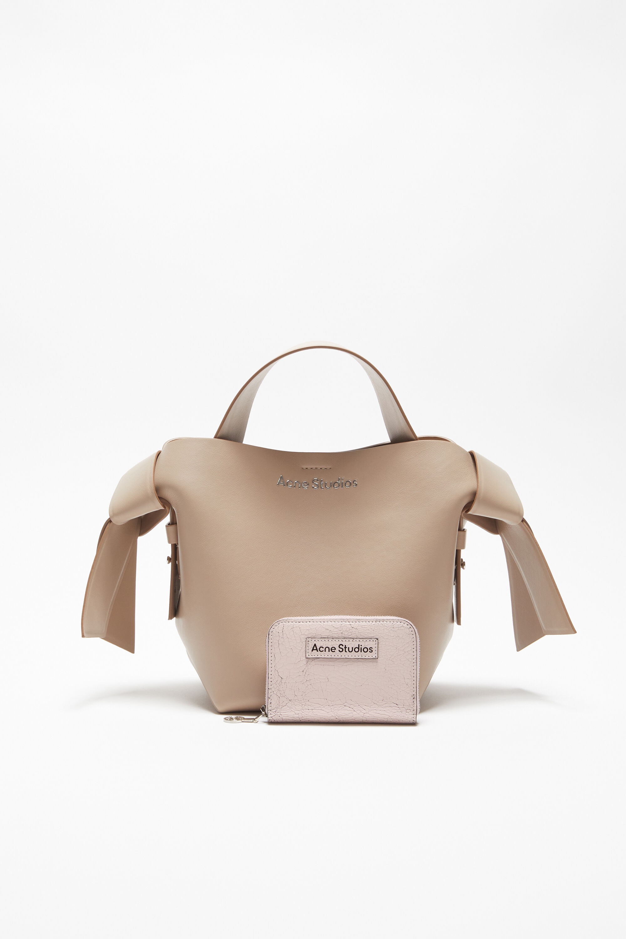 Leather zip wallet - Pastel pink - 2