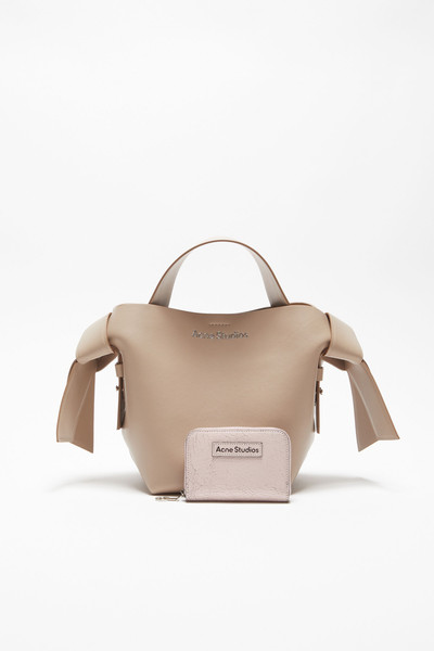 Acne Studios Leather zip wallet - Pastel pink outlook