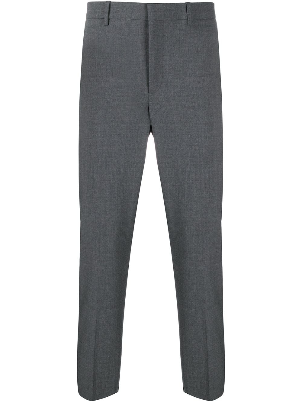 cropped mid-rise tailored trousers - 1