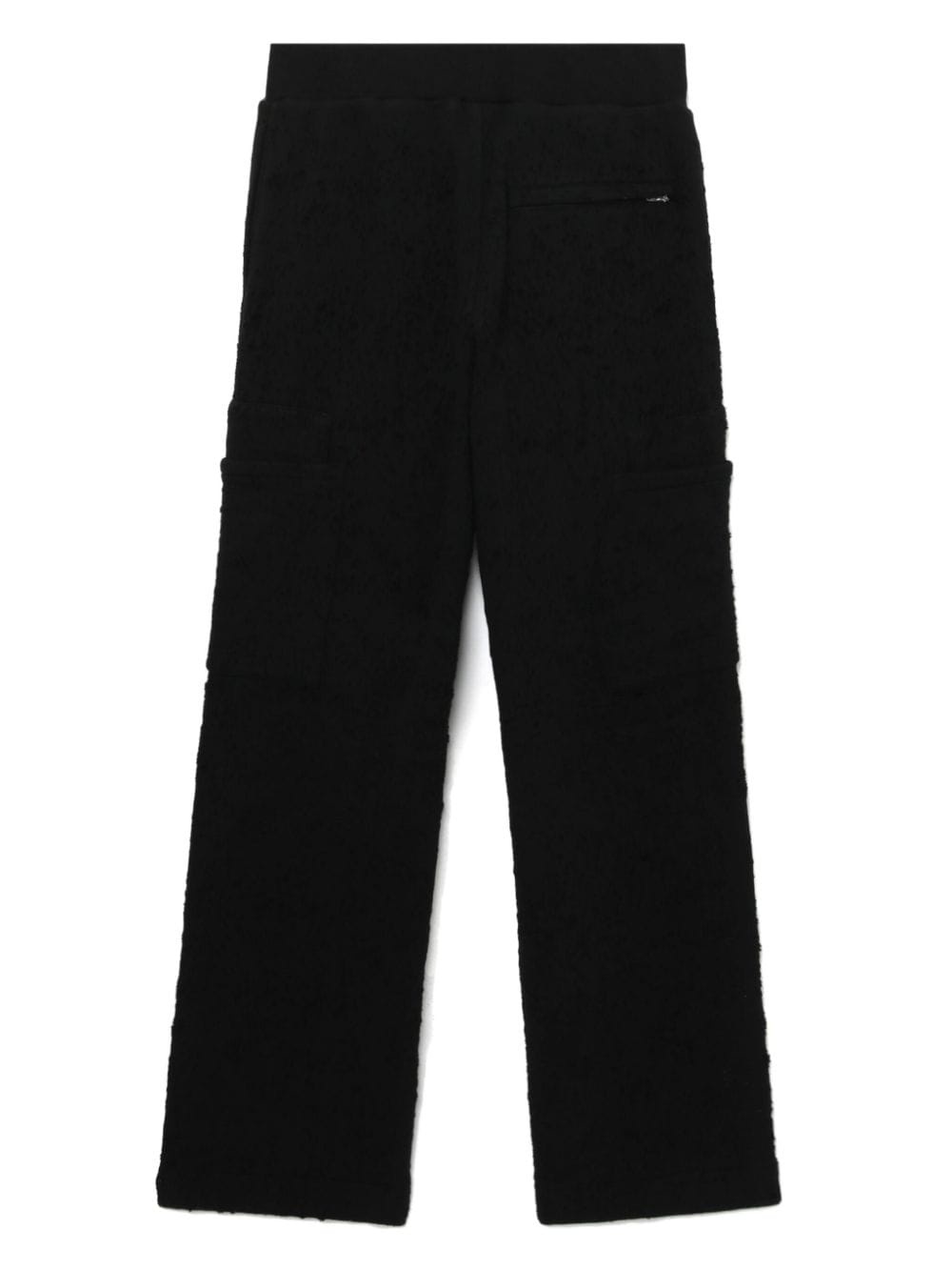 cotton wide-leg trousers - 6