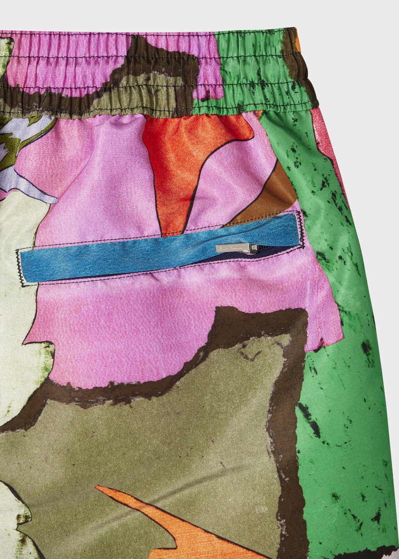 Paul Smith 'River Collage' Print Swim Shorts outlook