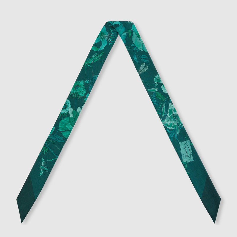 GUCCI Printed silk ribbon outlook