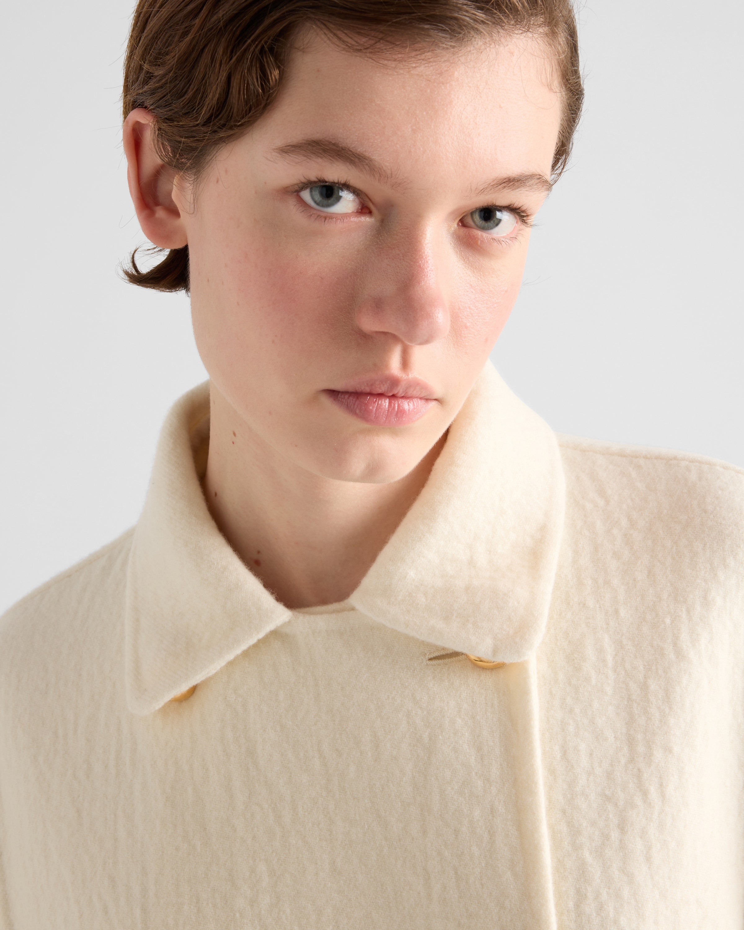 Double-breasted twill jacket - 6