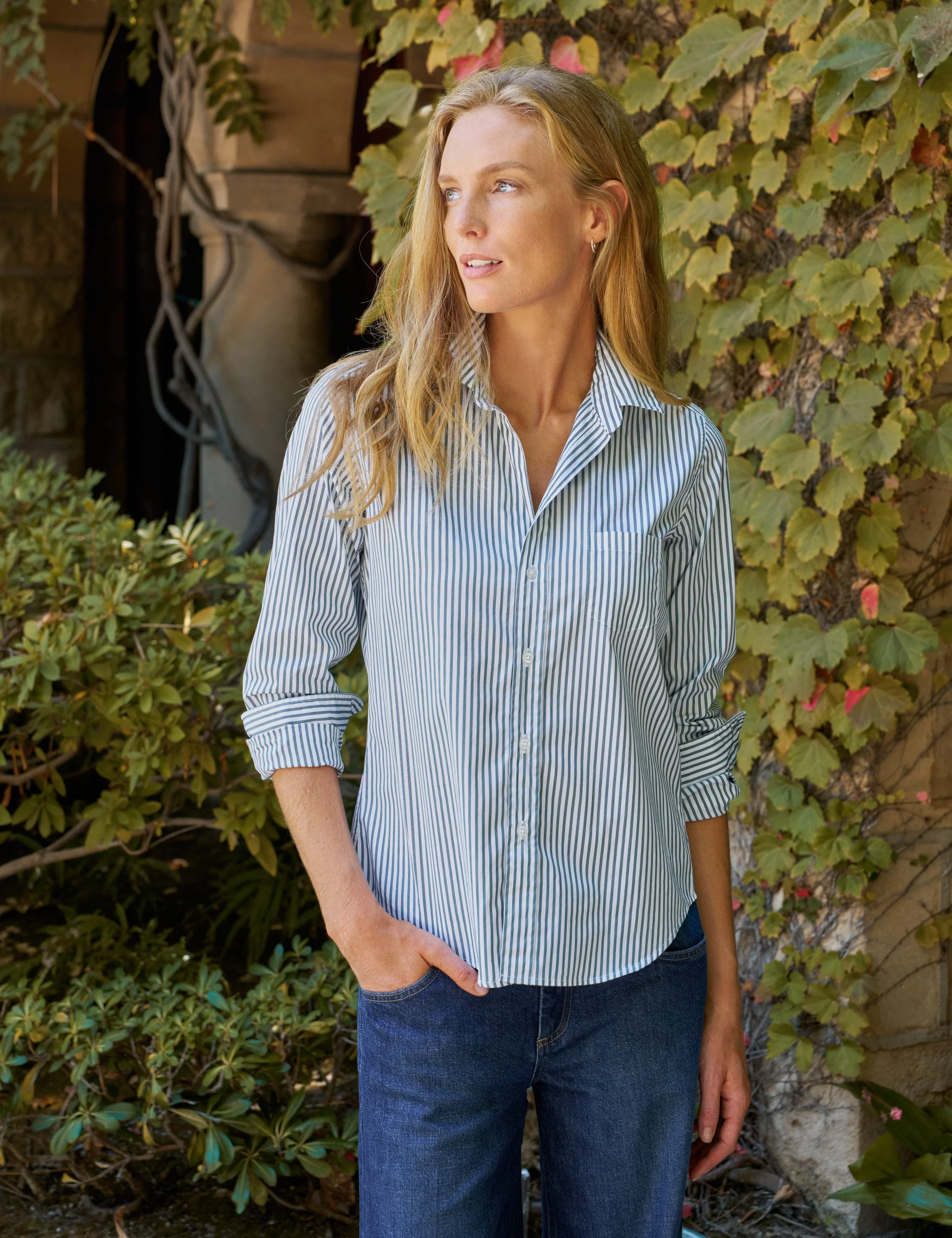 Tailored Button-Up Shirt - 1