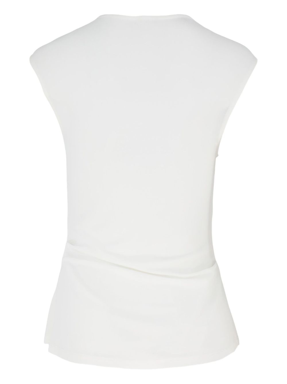 cowl-neck draped top - 2
