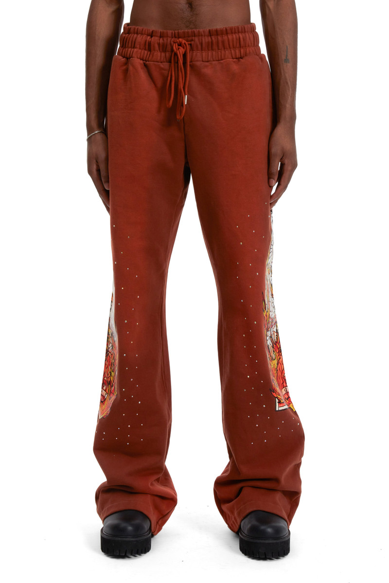 WHO DECIDES WAR FLAME GLASS SWEATPANT outlook