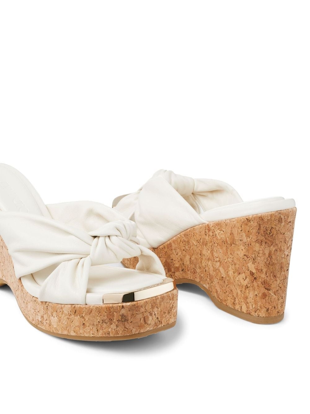 Avenue 95mm wedge mules - 5