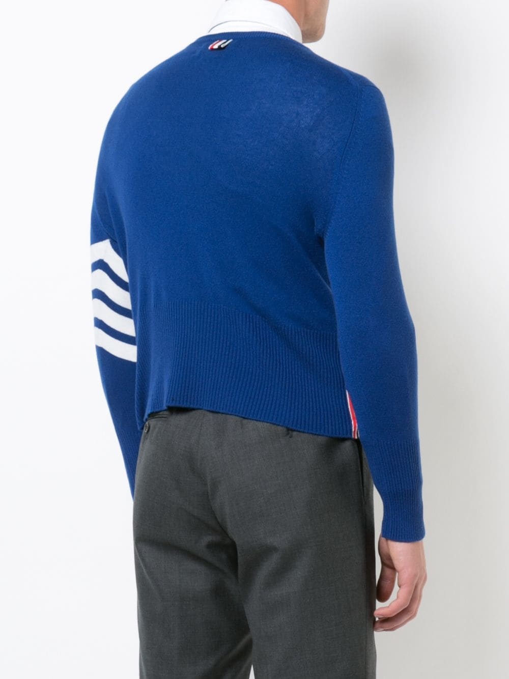 4-Bar Short Cashmere Pullover - 4