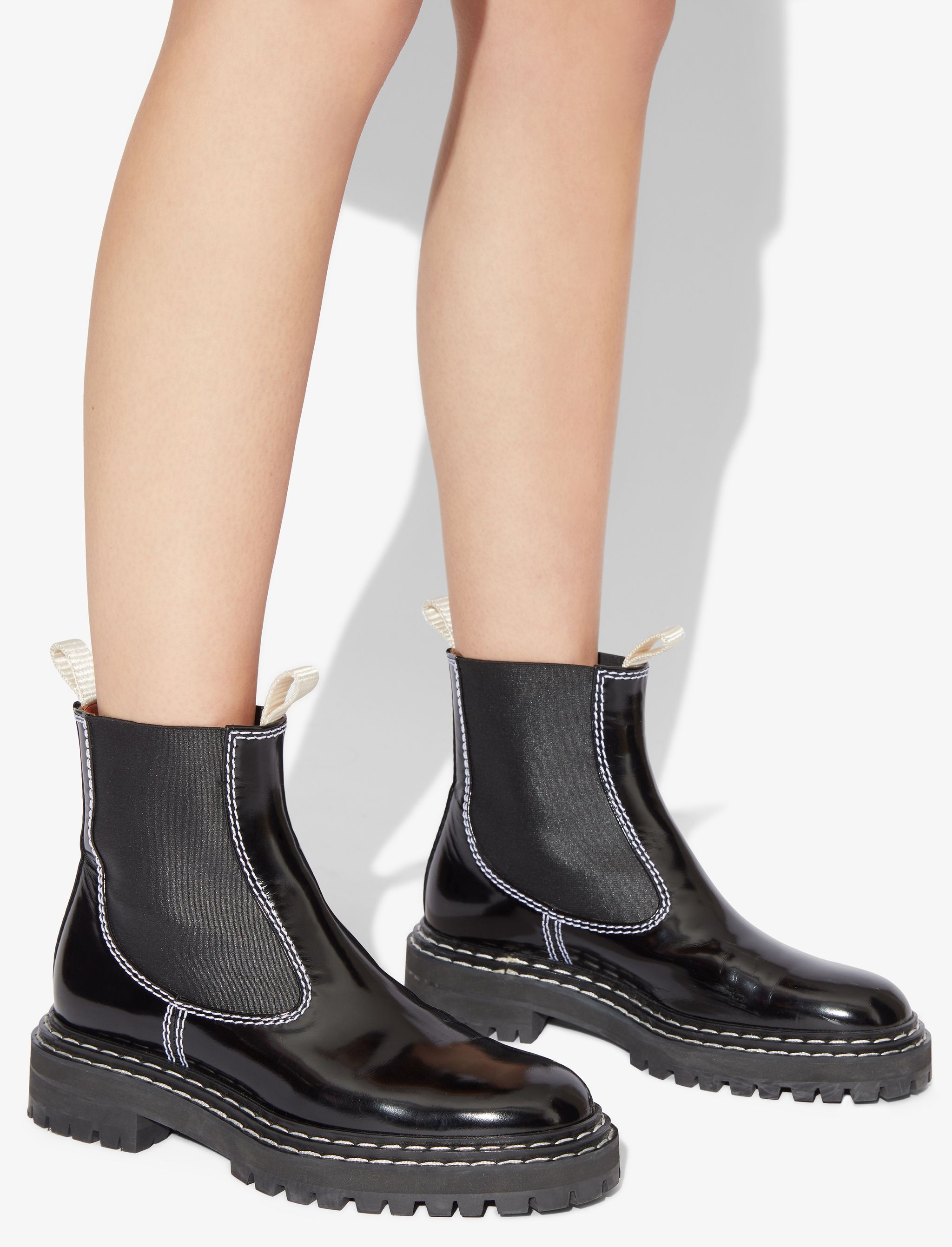Lug Sole Chelsea Boots - 5